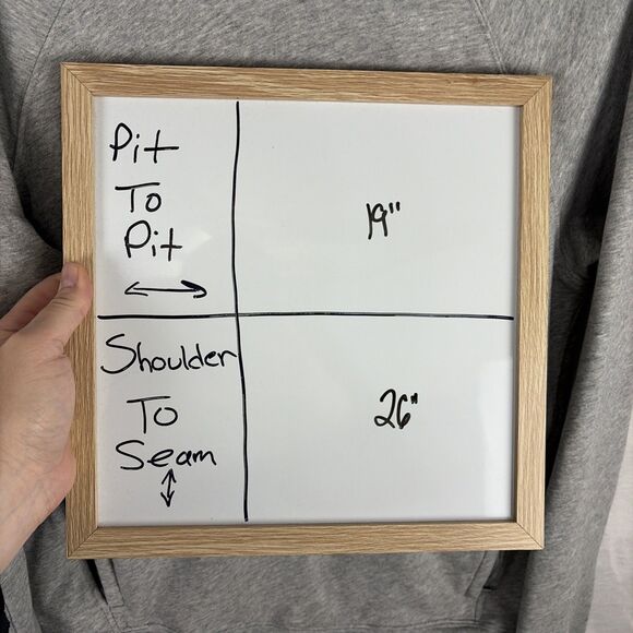 Fabletics Gray Cotton Blend Hoodie Sweatshirt Mens Size Small Workout Gym - Picture 6 of 6